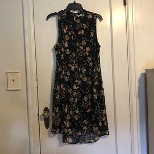 Black and Floral Dress